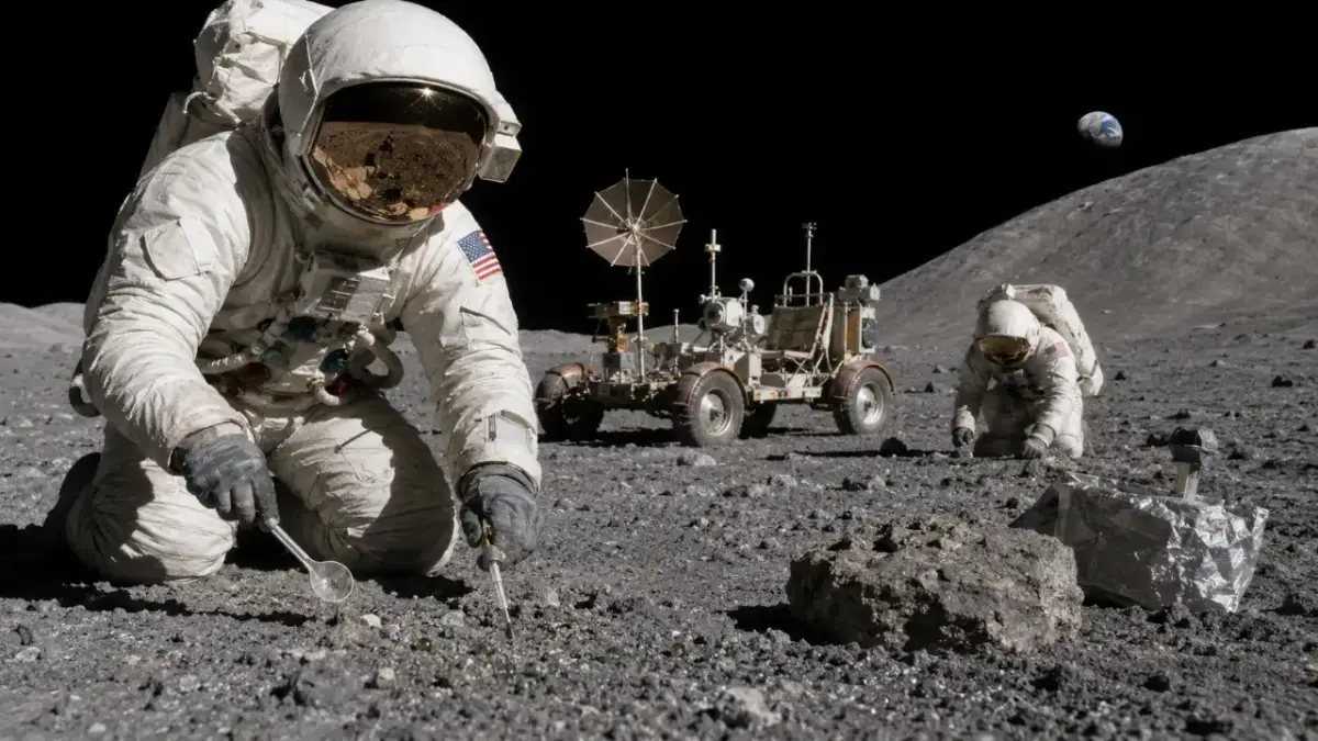 साल 1971 में चांद से मिले हरे कांच के दानों ने खोला Moon Water का राज
